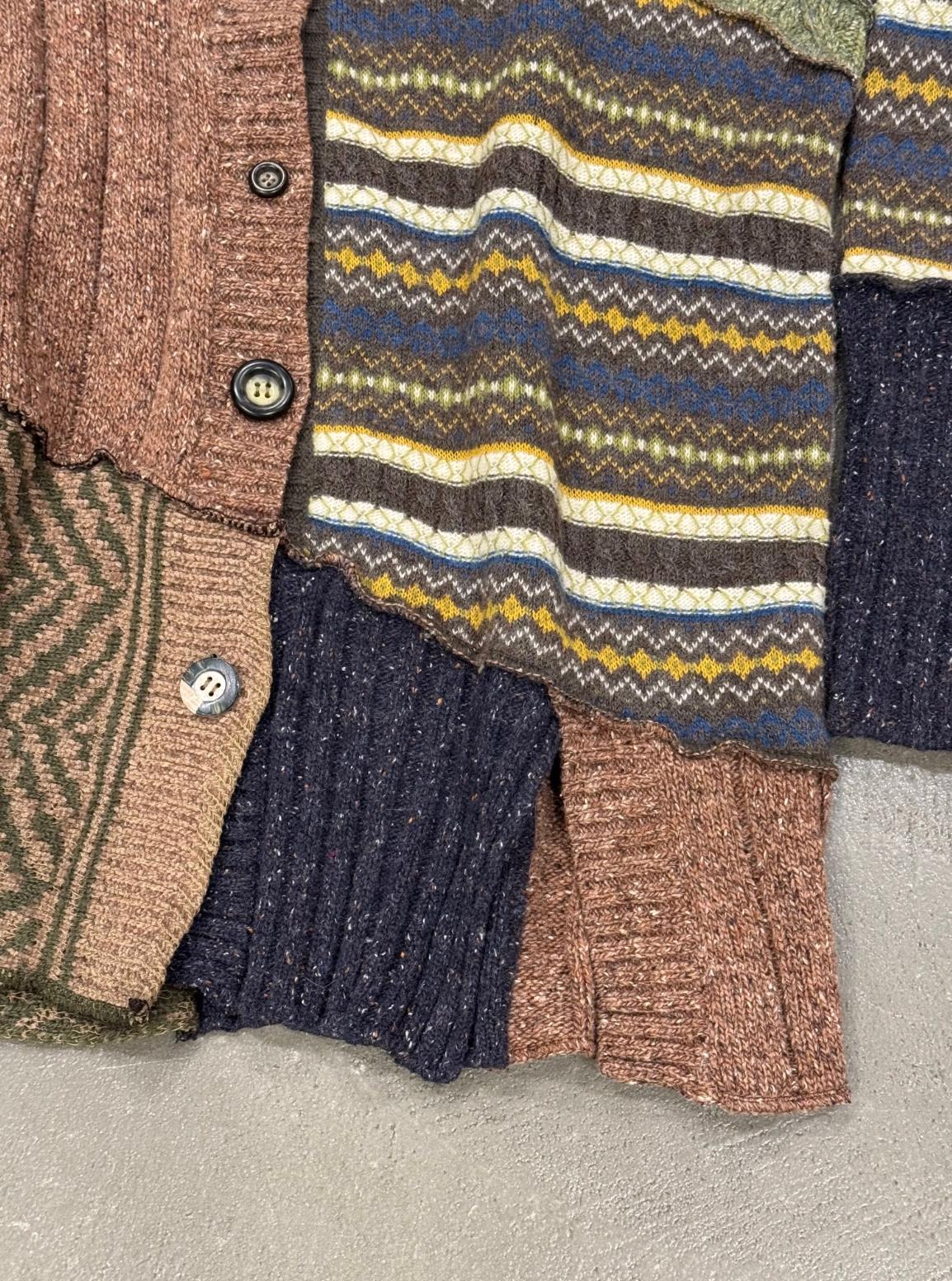 da uomo o donna Maglione ricostruito patchwork Dolce & Gabbana A/I 1996 in vendita