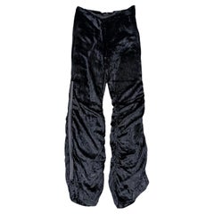 A/W 1999 Gucci by Tom Ford runway velvet ruched pants