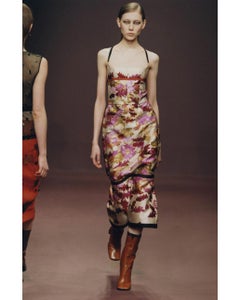 Prada by Miuccia Prada, H/W 1999, Midirock mit Aquarelldruck