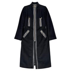 A/W 2000 Gucci by Tom Ford abrigo de lana de cachemira con cremallera