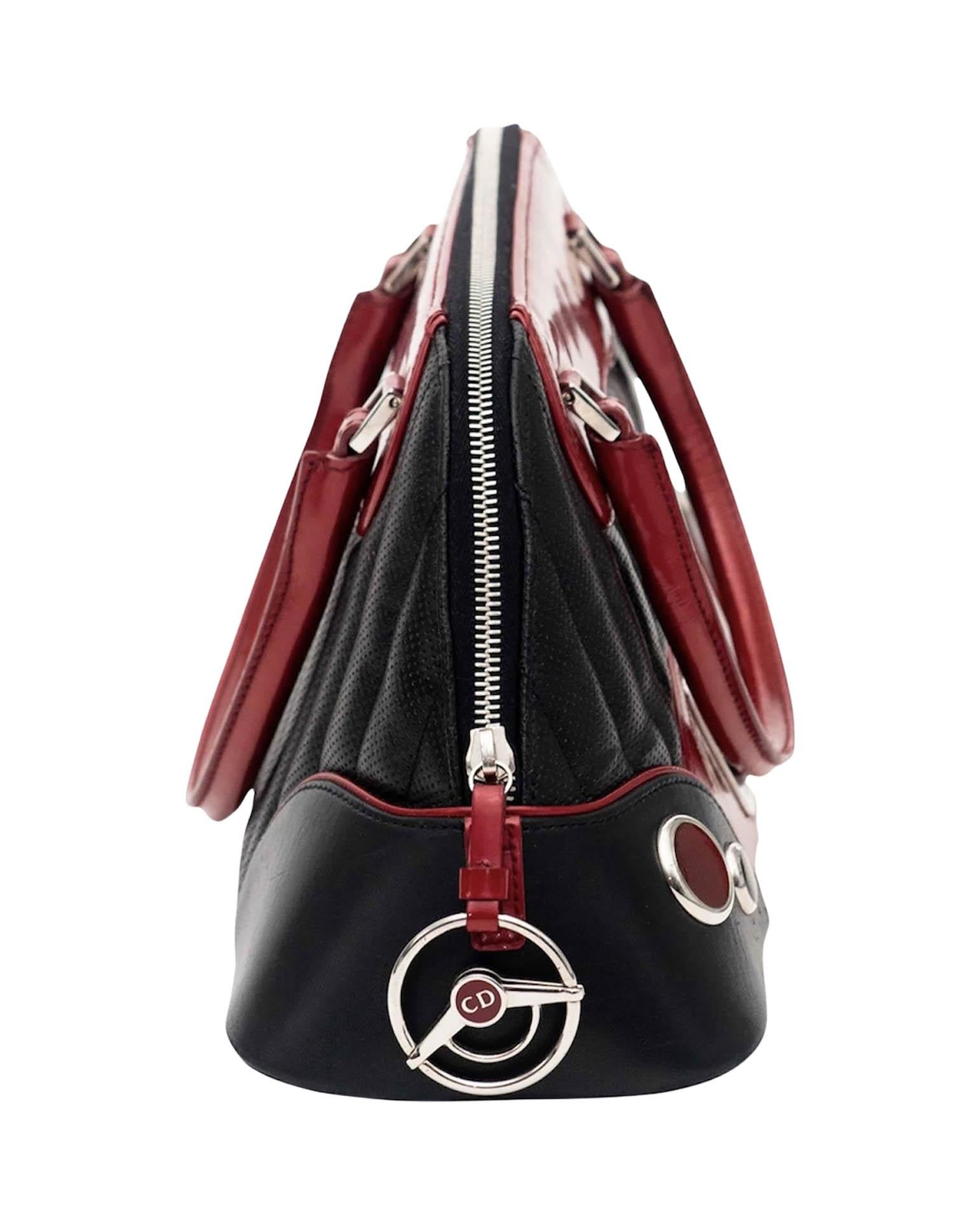 Black A/W 2001 Christian Dior '1947 Montaigne' Handbag