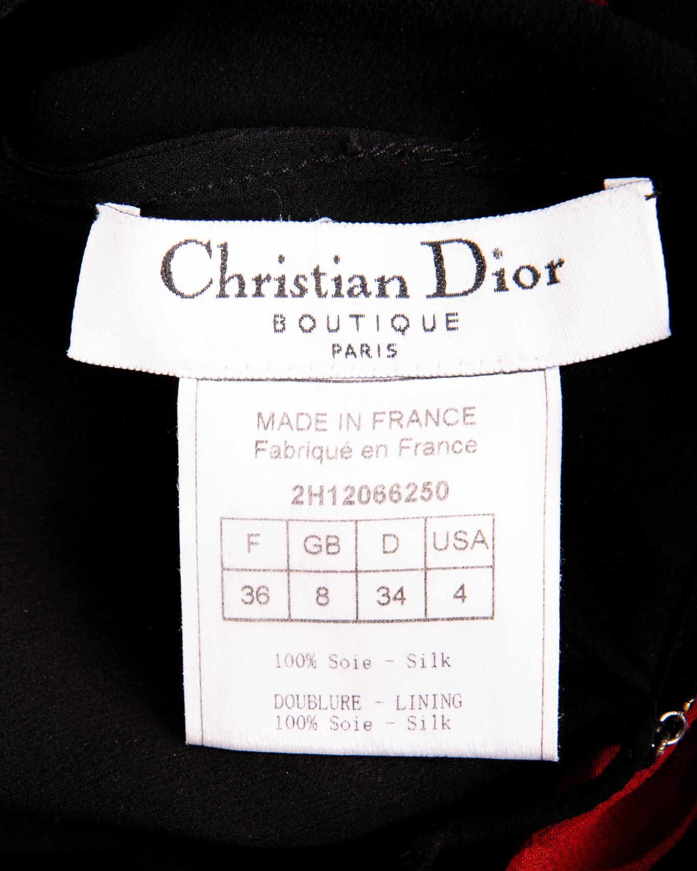 Dior Carré en soie logo CHRISTIAN DIOR par John Galliano 