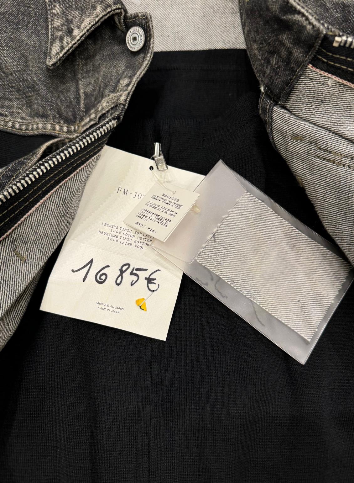 A/W 2002 Yohji Yamamoto défilé veste en denim déconstruite - NEW en vente 5