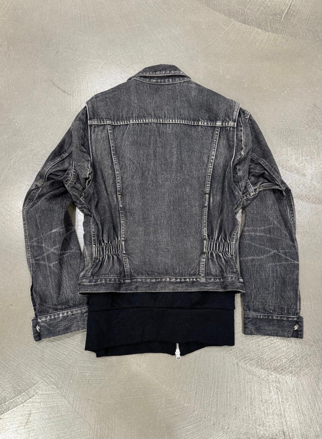 A/W 2002 Yohji Yamamoto défilé veste en denim déconstruite - NEW en vente 1