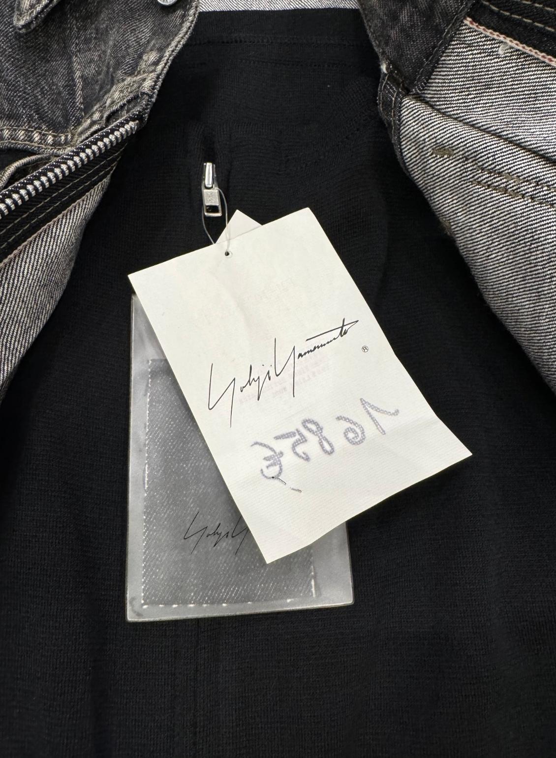 A/W 2002 Yohji Yamamoto défilé veste en denim déconstruite - NEW en vente 2