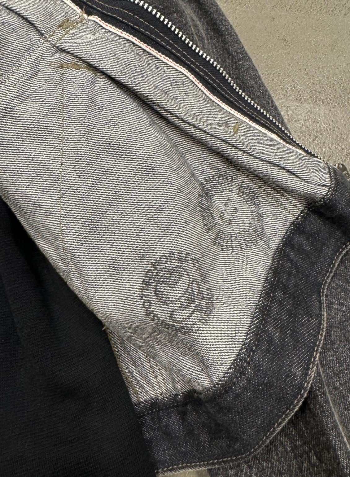 A/W 2002 Yohji Yamamoto défilé veste en denim déconstruite - NEW en vente 4