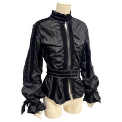 A/W 2002 Yves Saint Laurent Rive Gauche by Tom Ford Laufsteg-Taftjacke