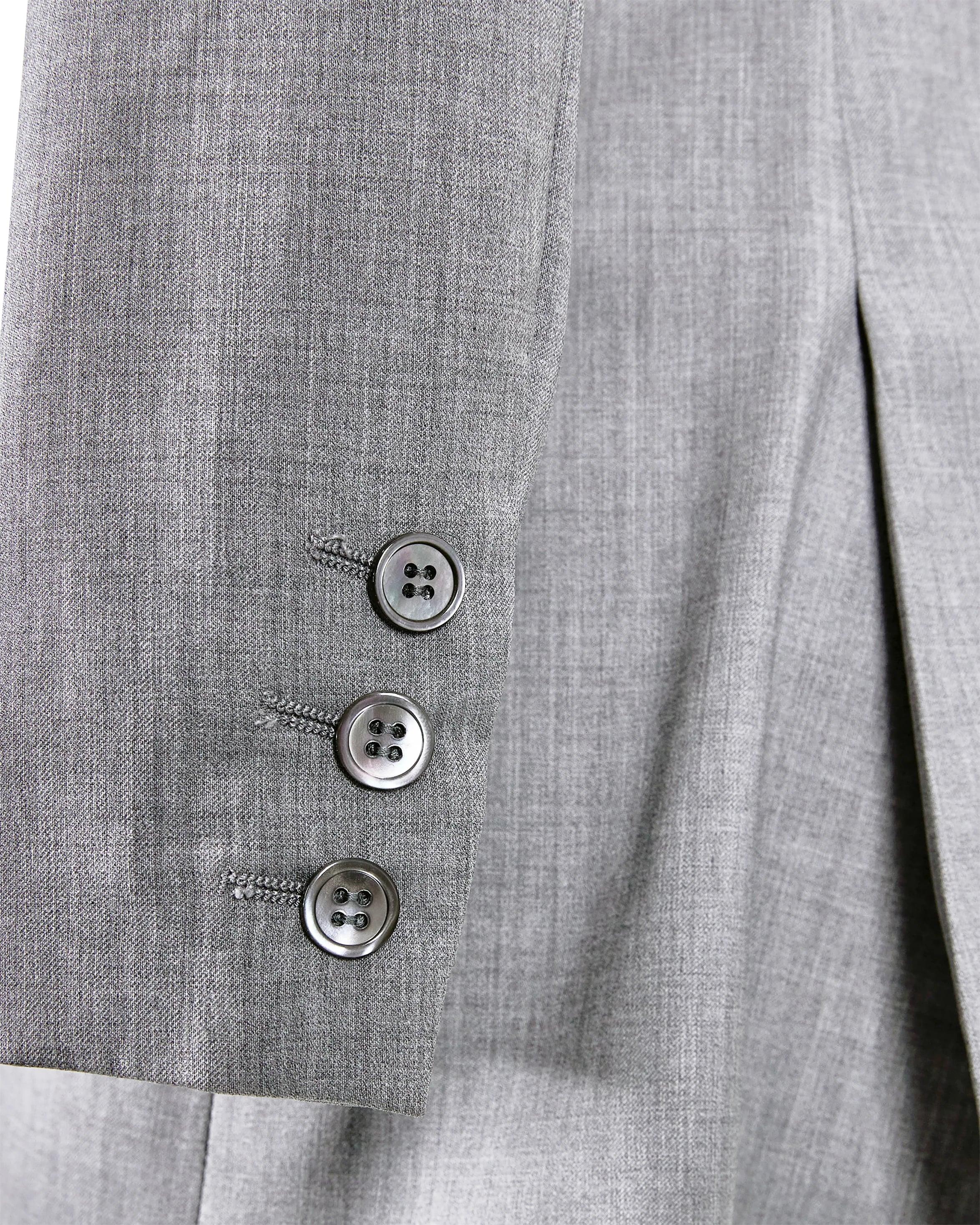 A/W 2003 Alexander McQueen Grey Double-Breasted Jacket Pant Suit 5