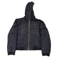 A/W 2003 Dolce & Gabbana multi pocket cargo bomber jacket
