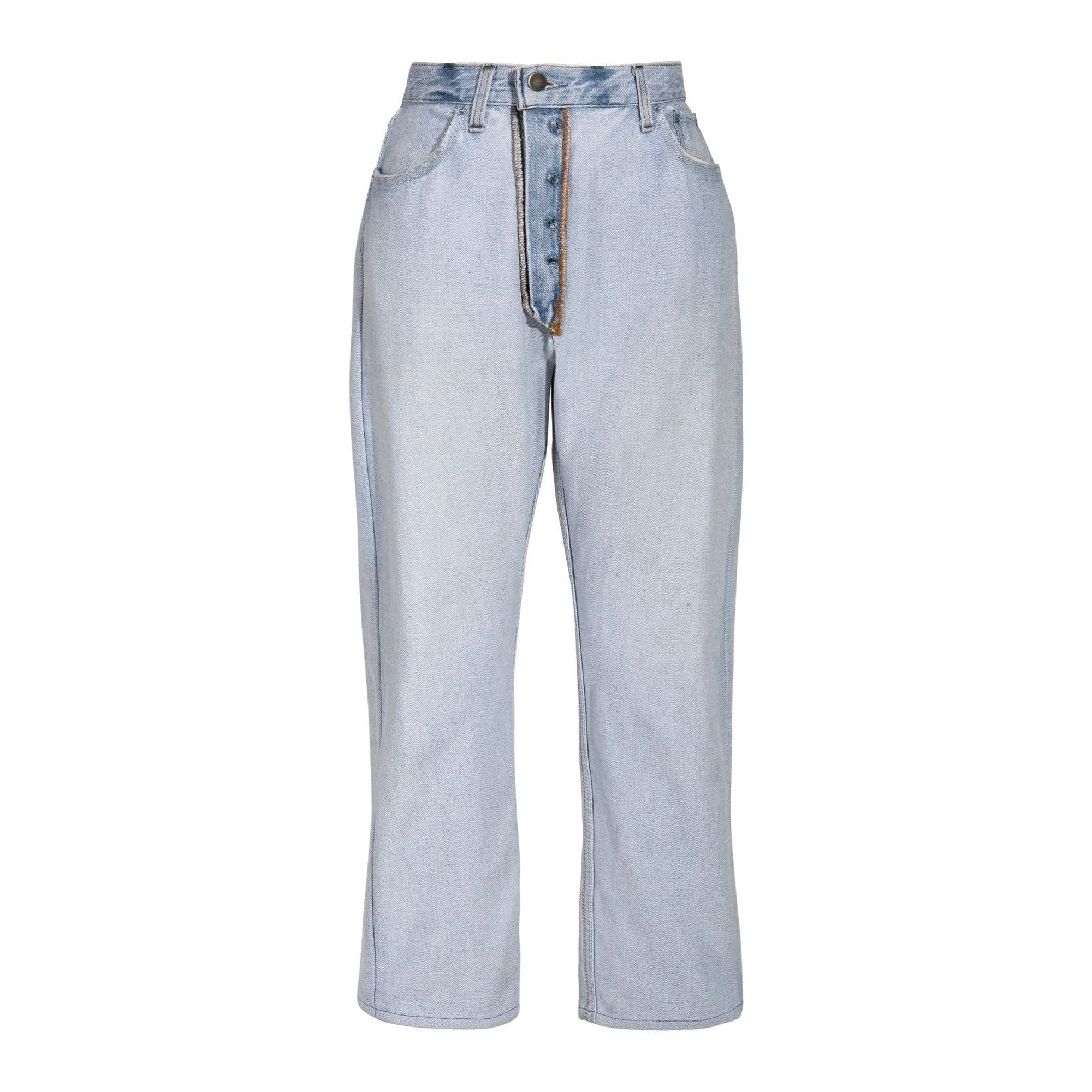 A/W 2003 Maison Martin Margiela Artisanal Inverted Jeans For Sale