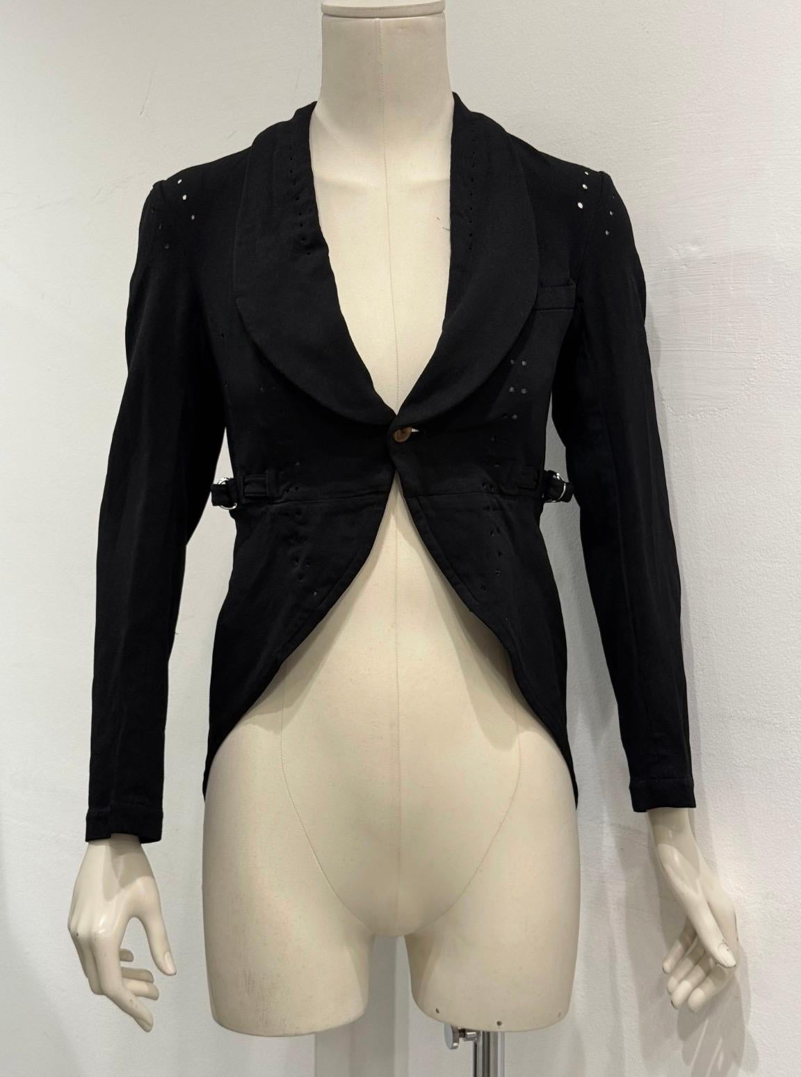 A/W 2004 Comme des Garçons deconstructed lace-up jacket For Sale