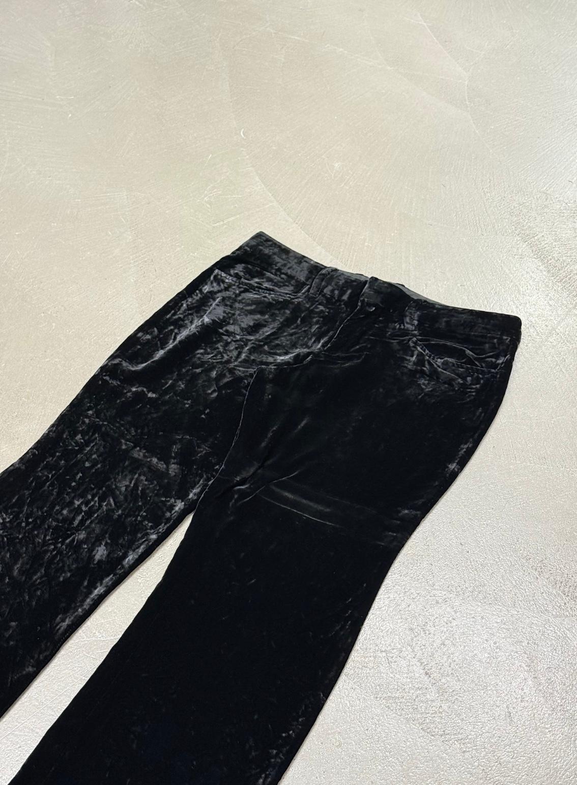 A/W 2004 Gucci by Tom Ford crushed velvet pants In Excellent Condition For Sale In Milano, Lombardia