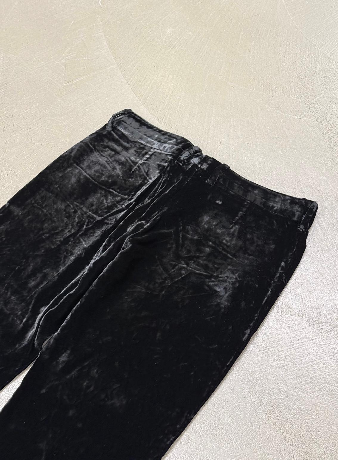 Women's or Men's A/W 2004 Gucci by Tom Ford crushed velvet pants For Sale