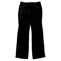 A/W 2004 Gucci by Tom Ford crushed velvet pants