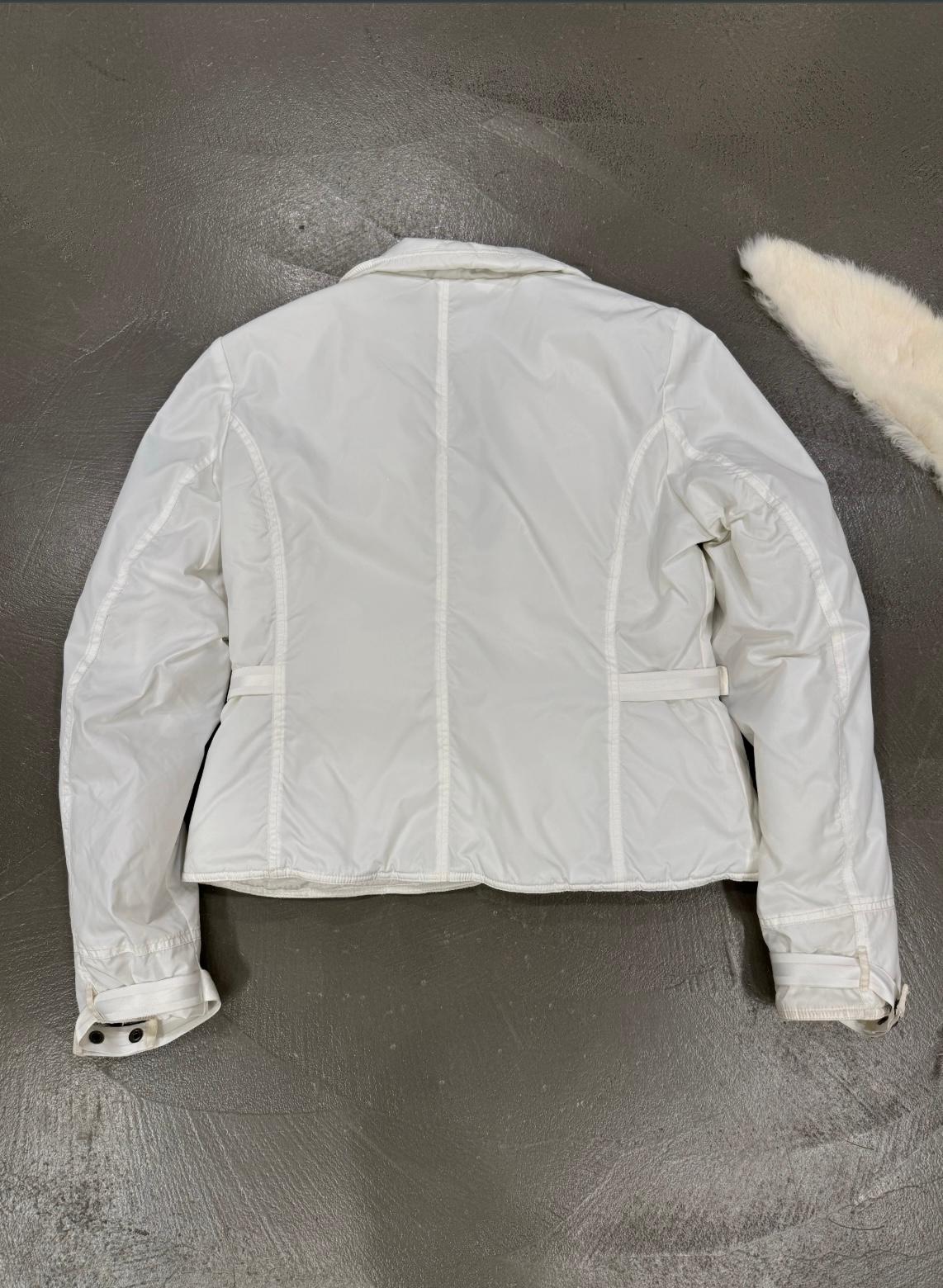 A/W 2004 Gucci by Tom Ford Echtpelz-Nylonjacke im Angebot 1