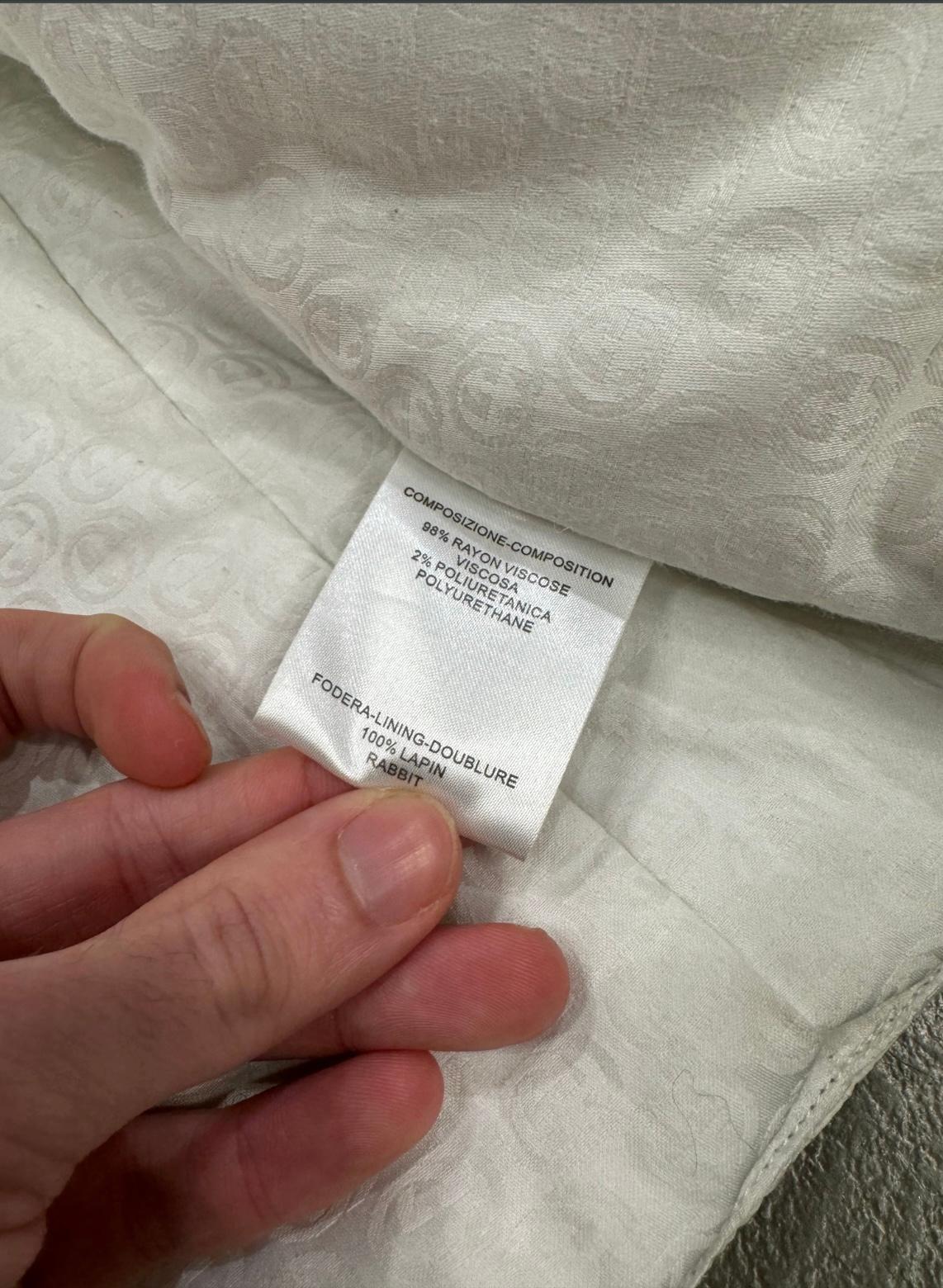 A/W 2004 Gucci by Tom Ford Echtpelz-Nylonjacke im Angebot 3