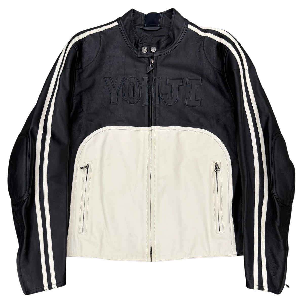 A/W 2004 Yohji Yamamoto x Dainese “Raiders” leather jacket in vendita