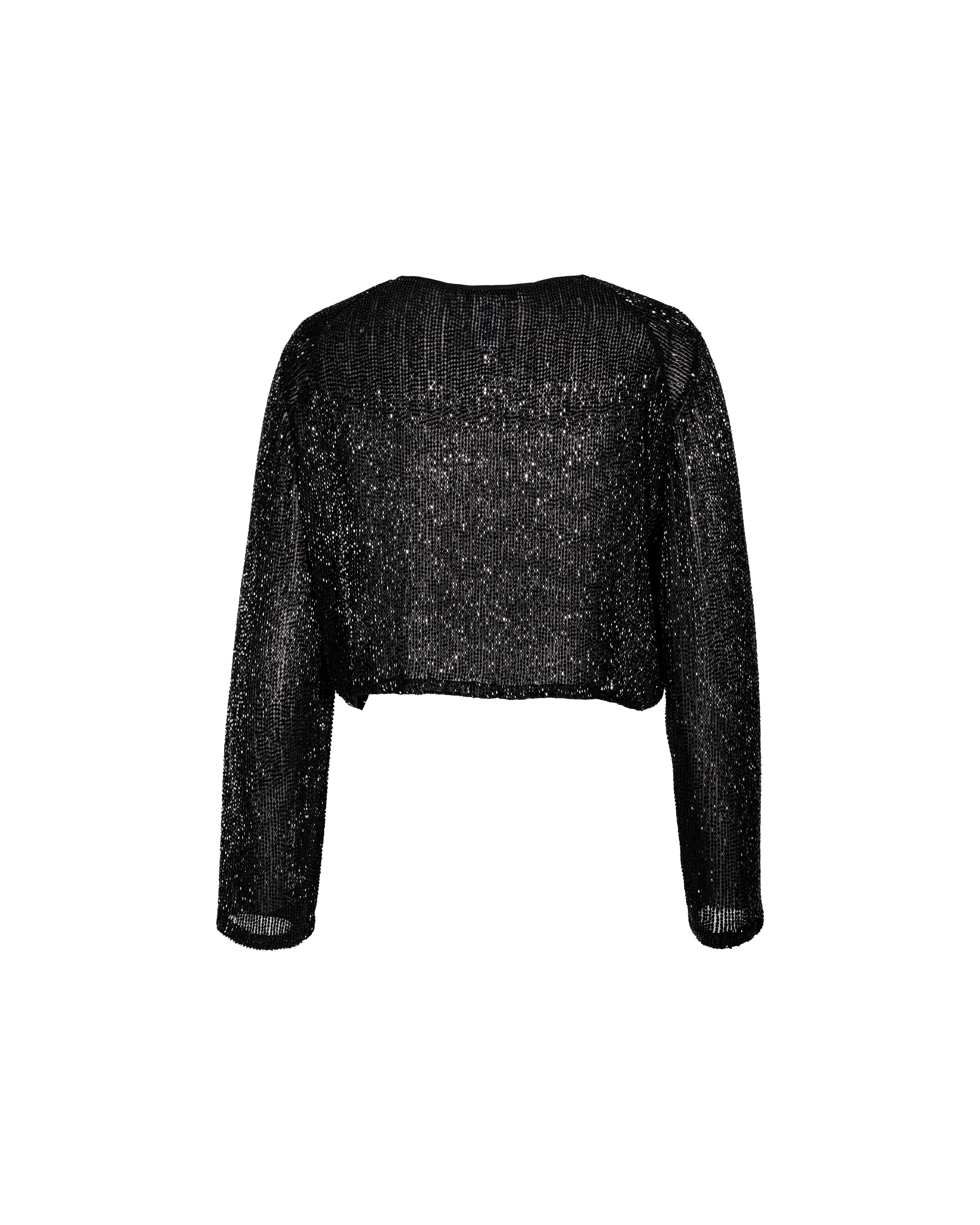 A/W 2005 Chloé by Phoebe Philo Silk Beaded Evening Jacket In Excellent Condition In North Hollywood, CA