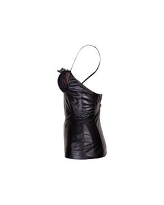 A/W 2006 Alexander McQueen Leather Bustier Top