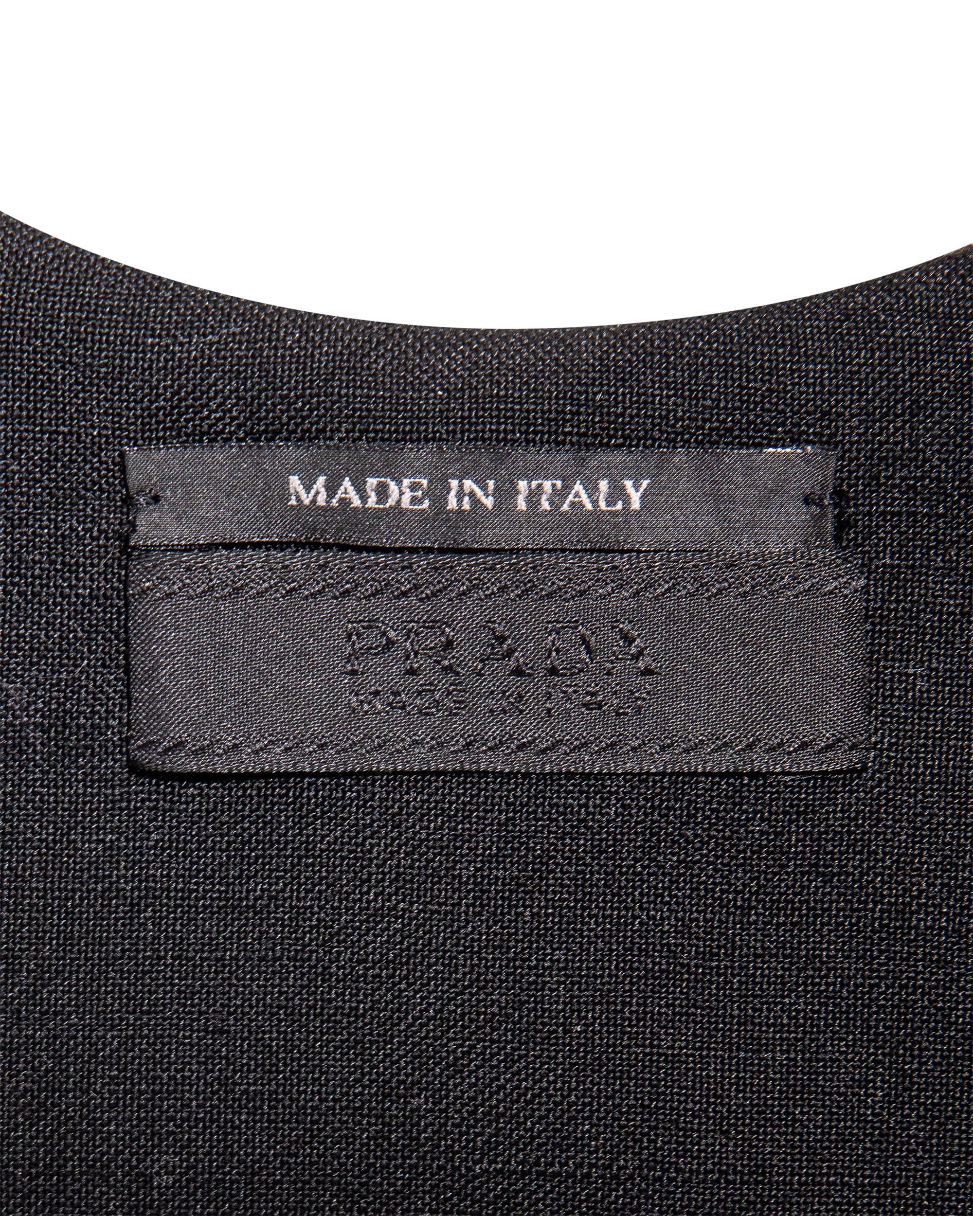 A/W 2008 Prada by Miuccia Prada Black Vest 2