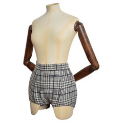 A/W 2013 Dolce & Gabbana High Waisted Tweed Wool Knickers hot Pant Shorts