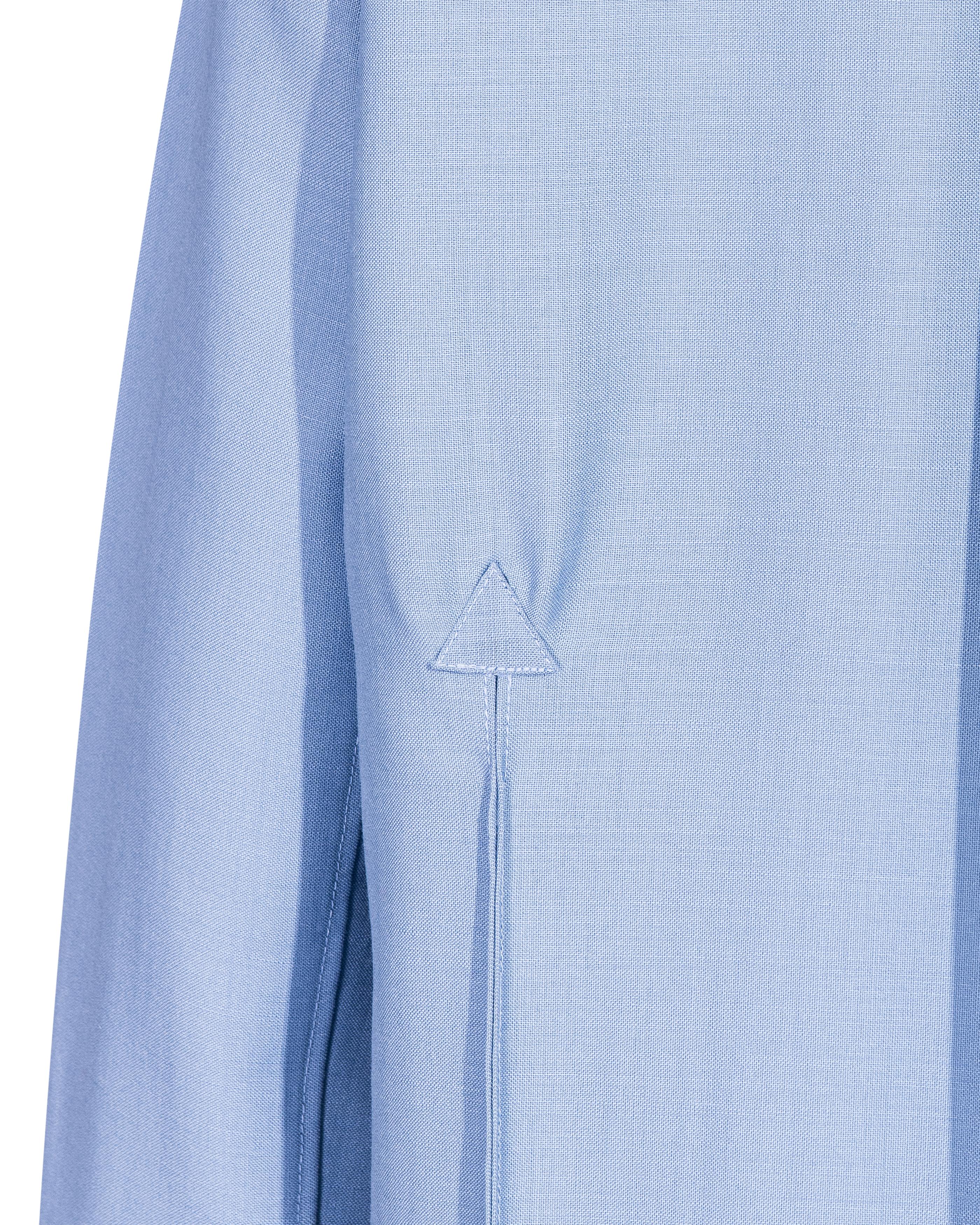 A/W 2017 Céline by Phoebe Philo Button-Up Light Blue Shirt Dress For Sale 6