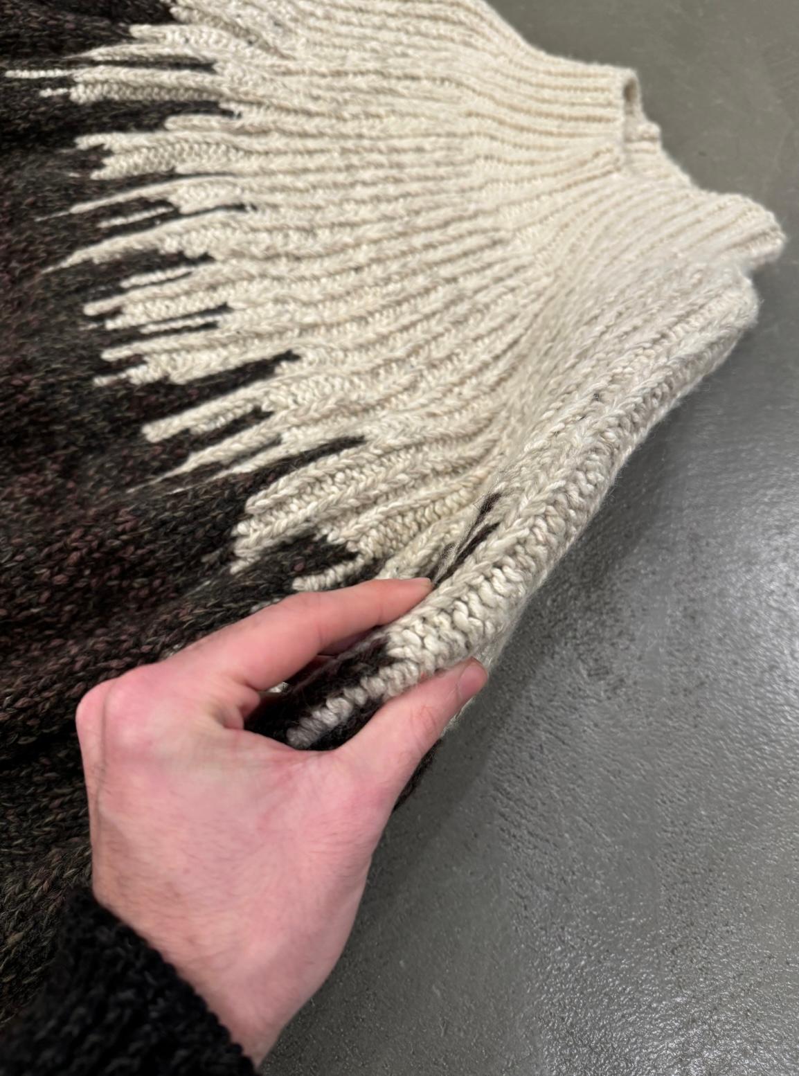 A/W 2024 Bottega Veneta - Maille jacquard épaisse en vente 2