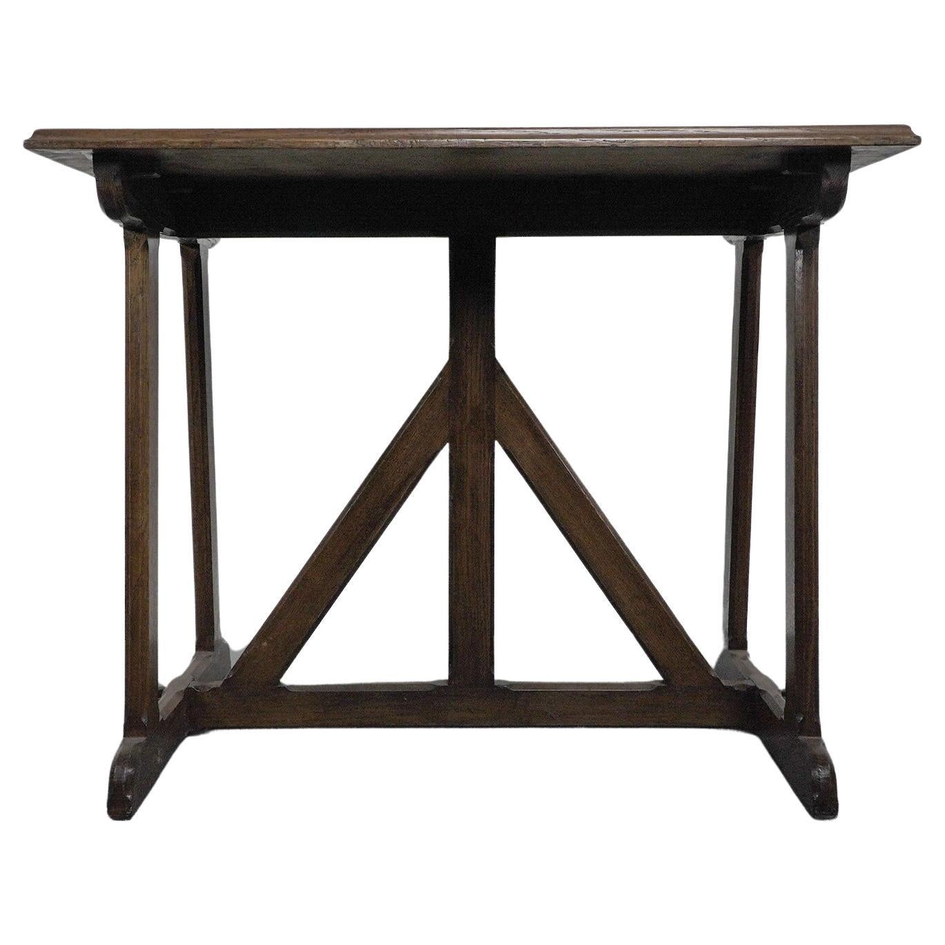 A. W. N. Pugin, after a design by. A late 20th Century Gothic Revival oak table. Of the type that Pugin instructed was to be made for 