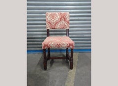 A W N Pugin, Stamped Gillows, a Set of Four Gothic Revival Oak Dining Chairs