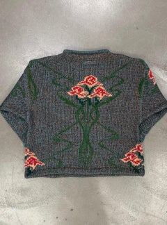 A/W1986 Jean Paul Gaultier intarsia floral knit Regular