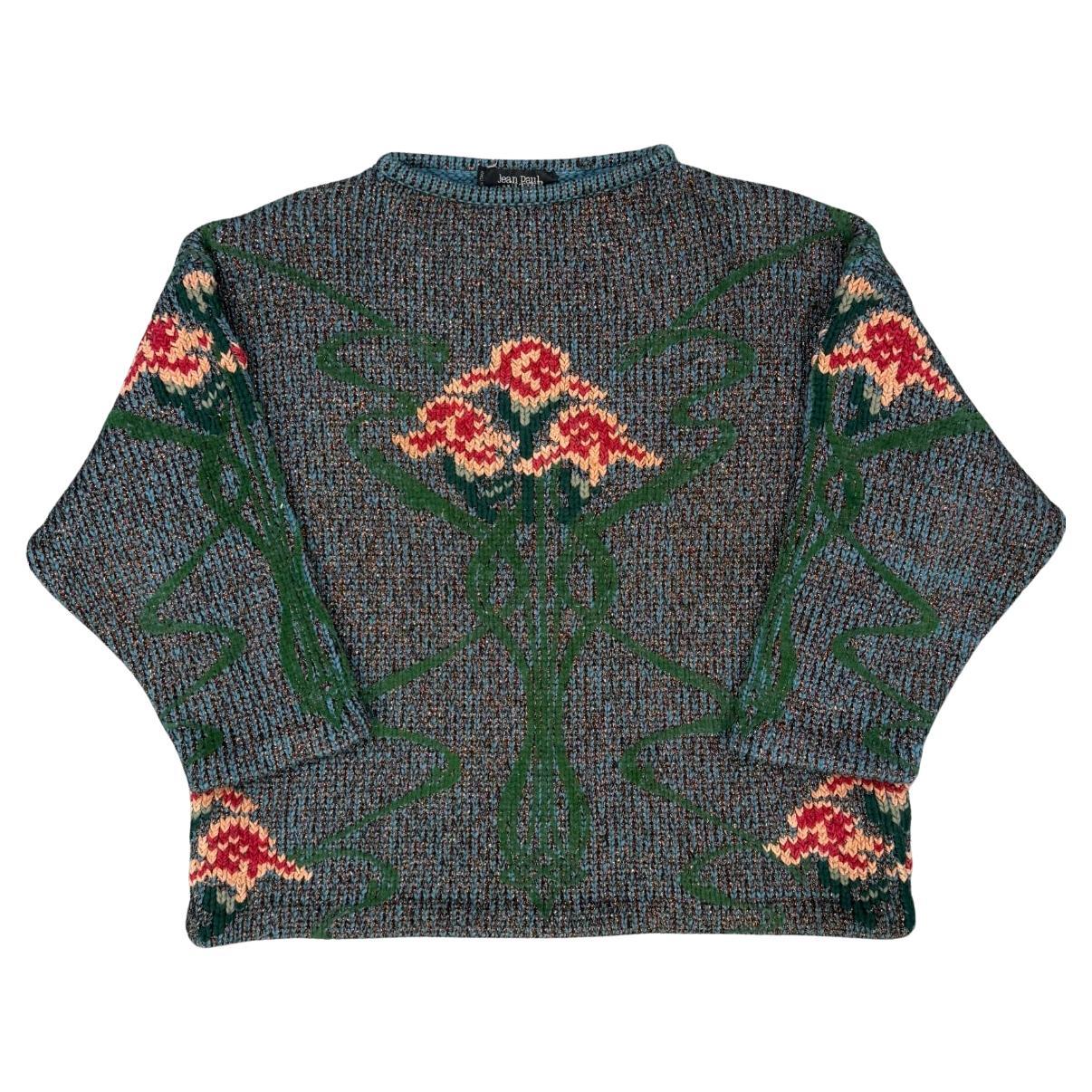 A/W1986 Jean Paul Gaultier intarsia floral knit Regular