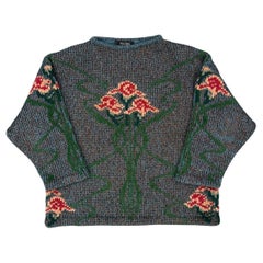 A/W1986 Jean Paul Gaultier maille florale intarsia Regular
