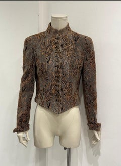 A/W1989 Giorgio Armani paisley brocade jacket