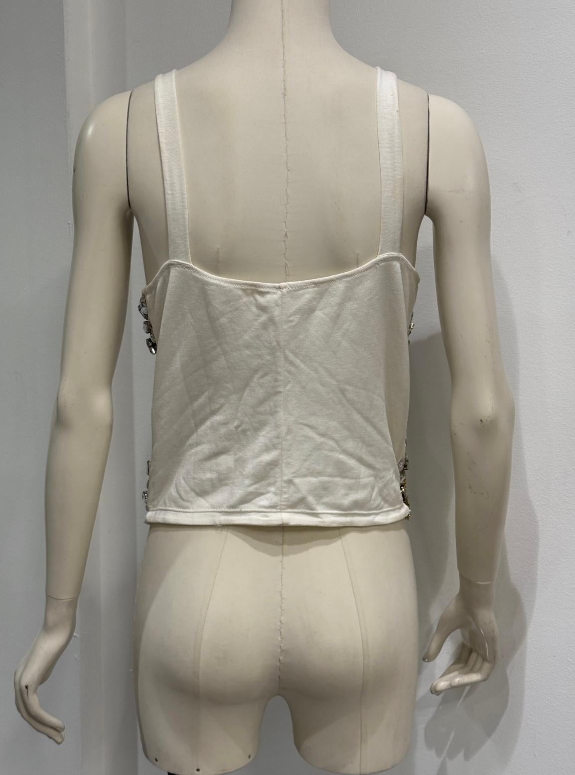 A/W1991 Dolce & Gabbana beaded crystal corset in vendita 1