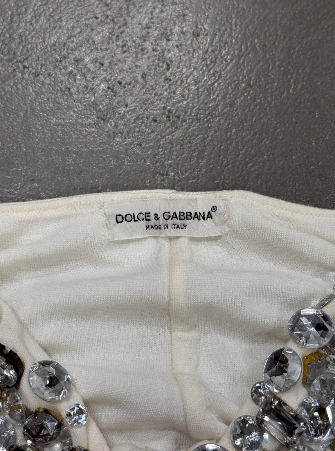 A/W1991 Dolce & Gabbana beaded crystal corset in vendita 2