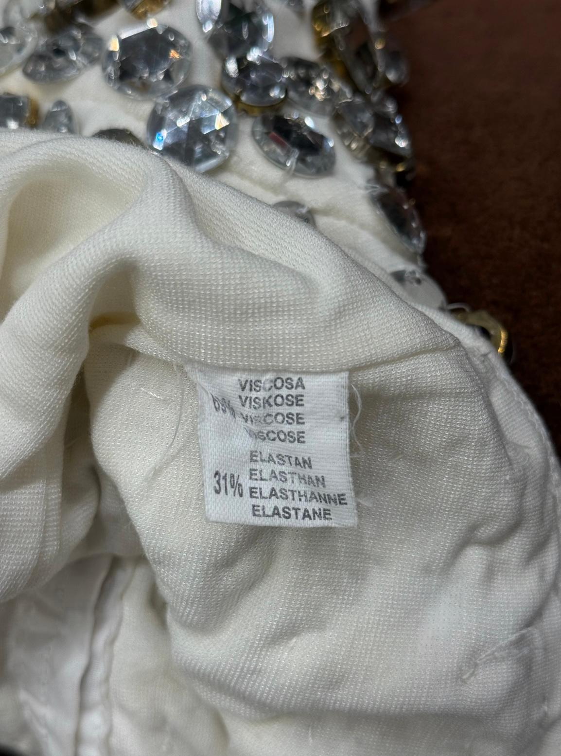 A/W1991 Dolce & Gabbana beaded crystal corset in vendita 3