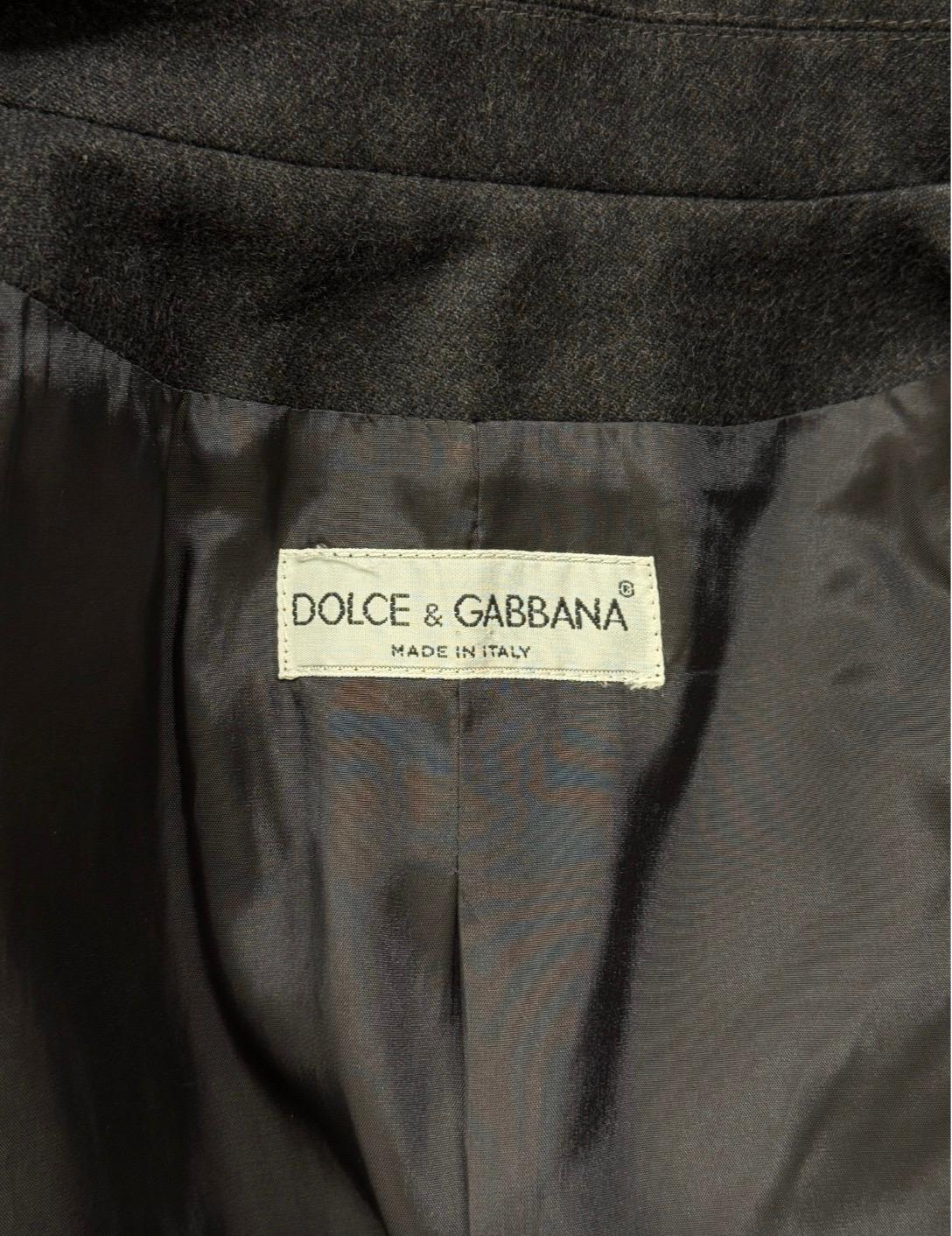 A/W1992 Dolce & Gabbana documenté défilé miroirs blazer en vente 5