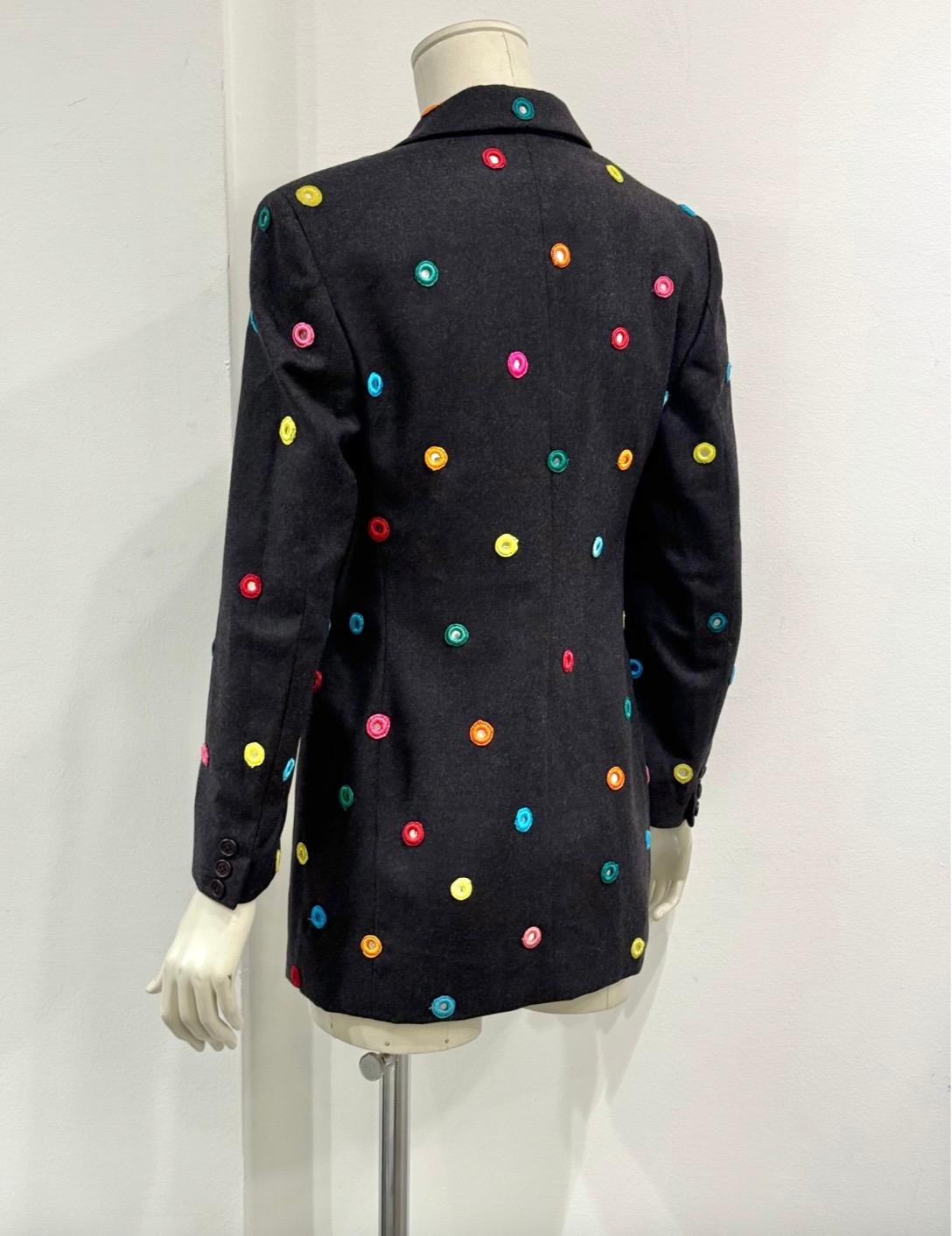 A/W1992 Dolce & Gabbana documenté défilé miroirs blazer en vente 3