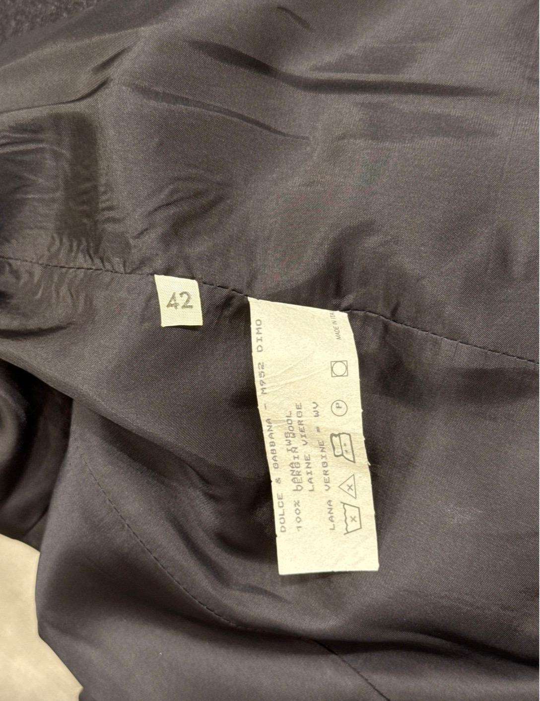 A/W1992 Dolce & Gabbana documenté défilé miroirs blazer en vente 4