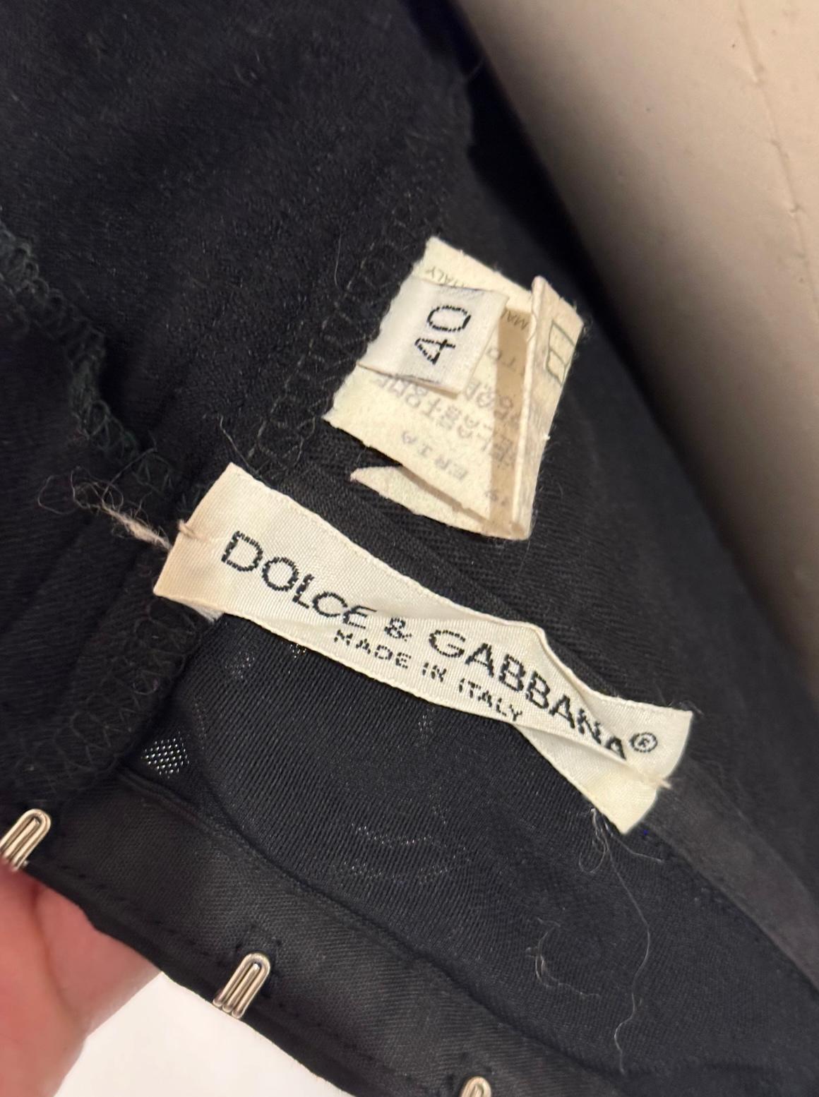 A/W1992 Dolce & Gabbana - Mini robe bandage pin-up en vente 4