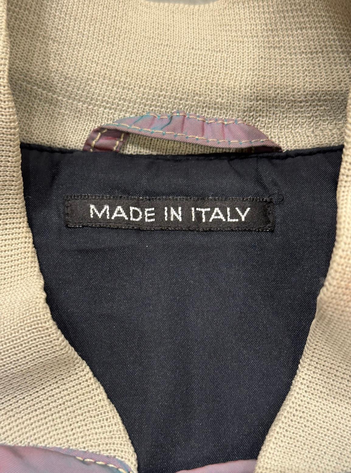 A/W1993 Emporio Armani schillernde Bomberjacke in Übergröße im Angebot 5