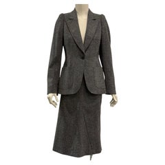 A/W2000 Alexander McQueen tailored set blazer & skirt