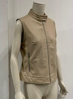 A/W2000 Prada biker leather vest