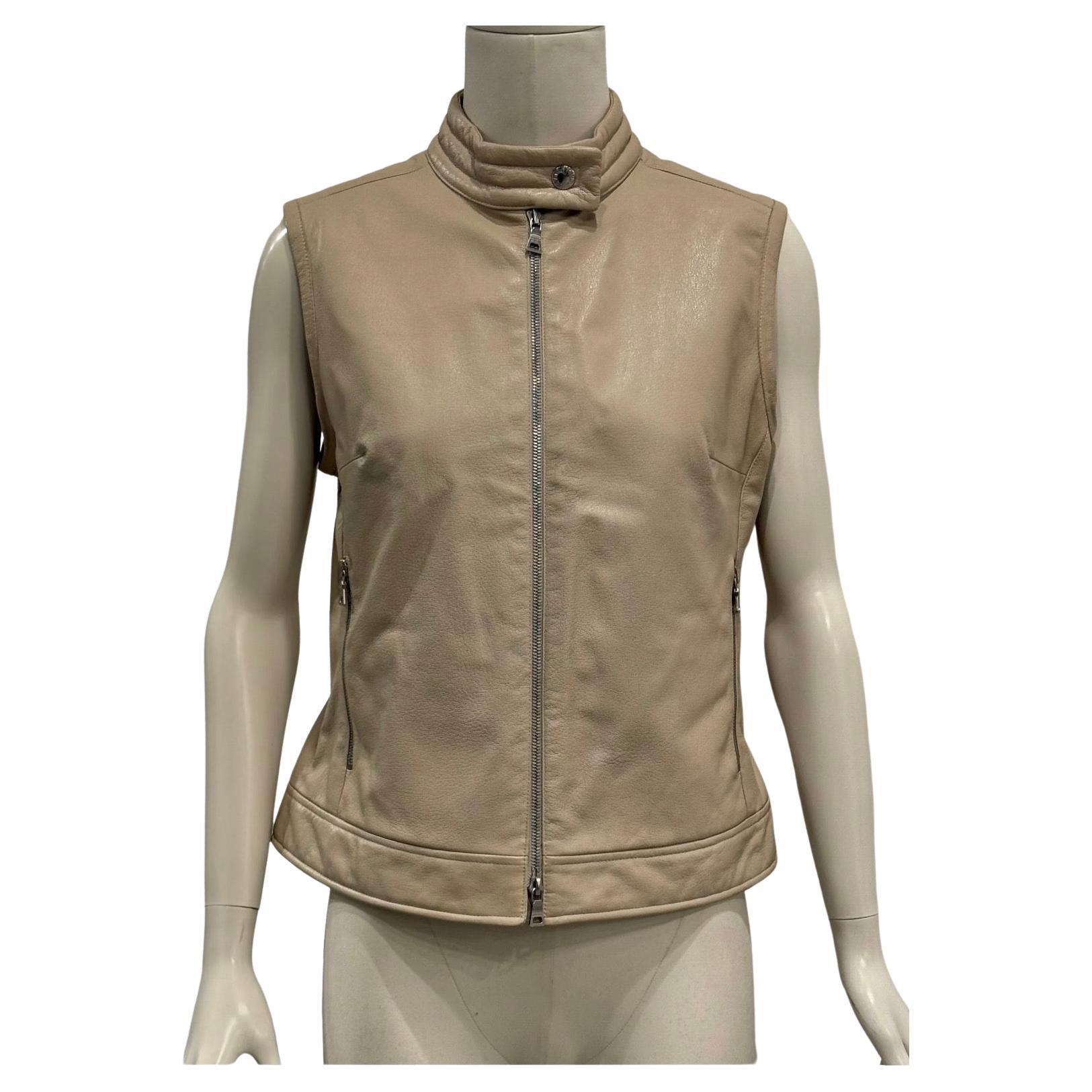 A/W2000 Prada biker leather vest