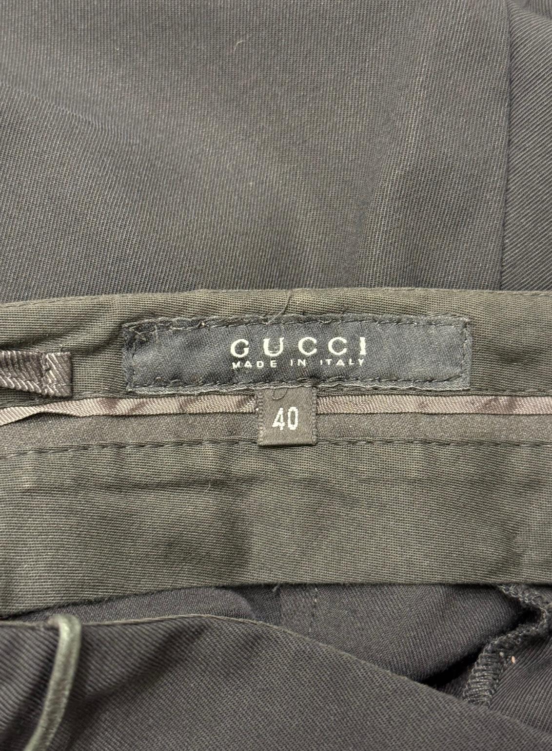 A/W2001 Gucci by Tom Ford pantalon à fermeture éclair intégrale en vente 1