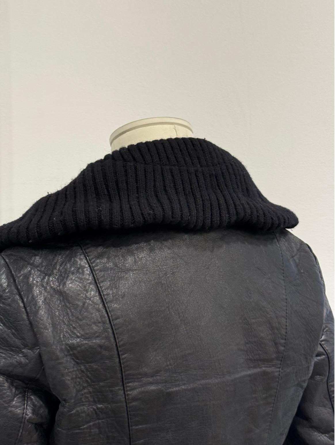 A/W2002 Balenciaga by Nicolas Ghesquiere runway aviator leather jacket 5