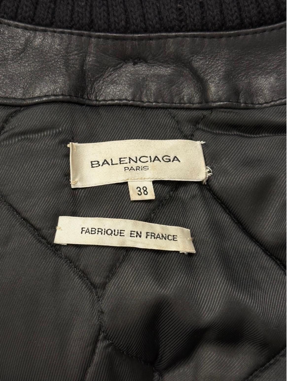 A/W2002 Balenciaga by Nicolas Ghesquiere runway aviator leather jacket 7