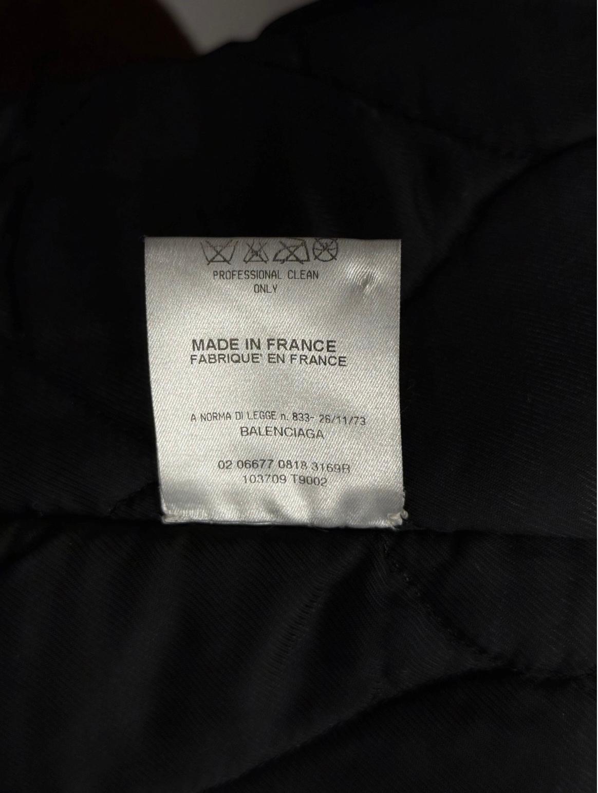 A/W2002 Balenciaga by Nicolas Ghesquiere runway aviator leather jacket 8