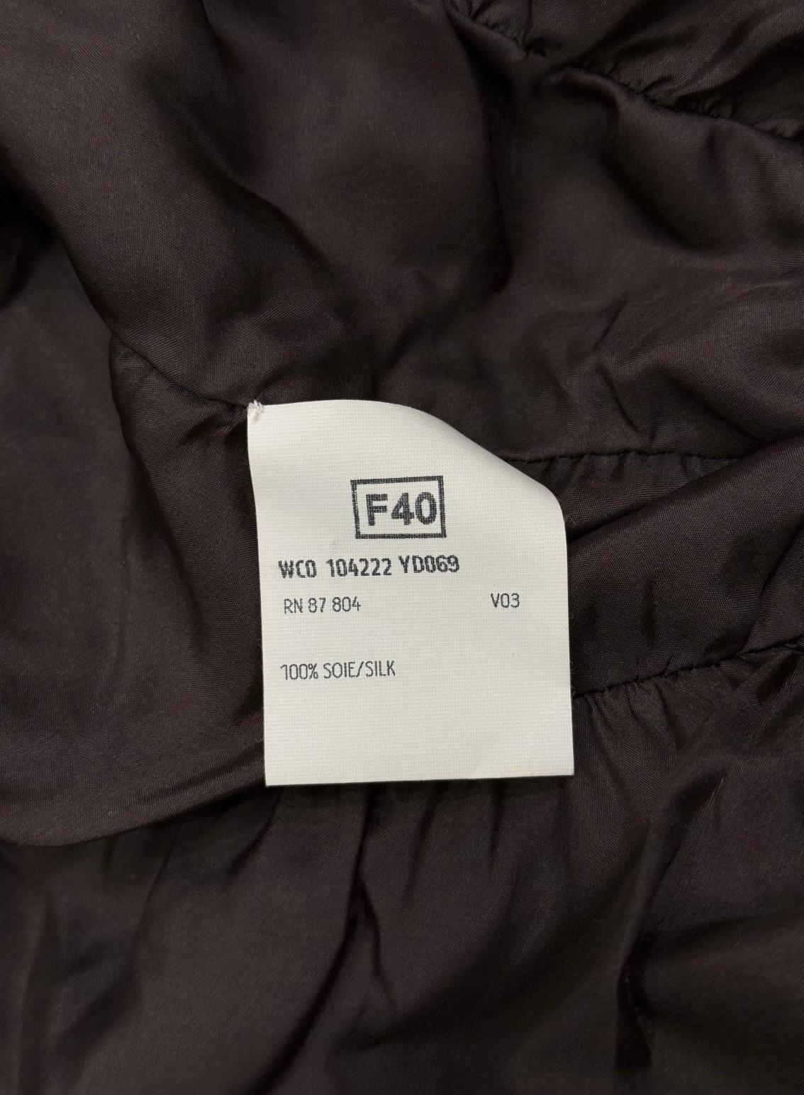 A/W2002 Yves Saint Laurent by Tom Ford veste en velours ruché avec ceinture à nœuds en vente 6