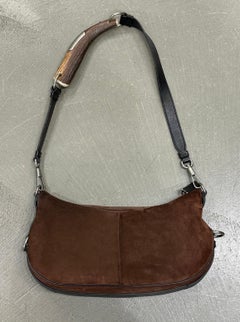 A/W2002 Yves Saint Laurent Mombasa suede bag